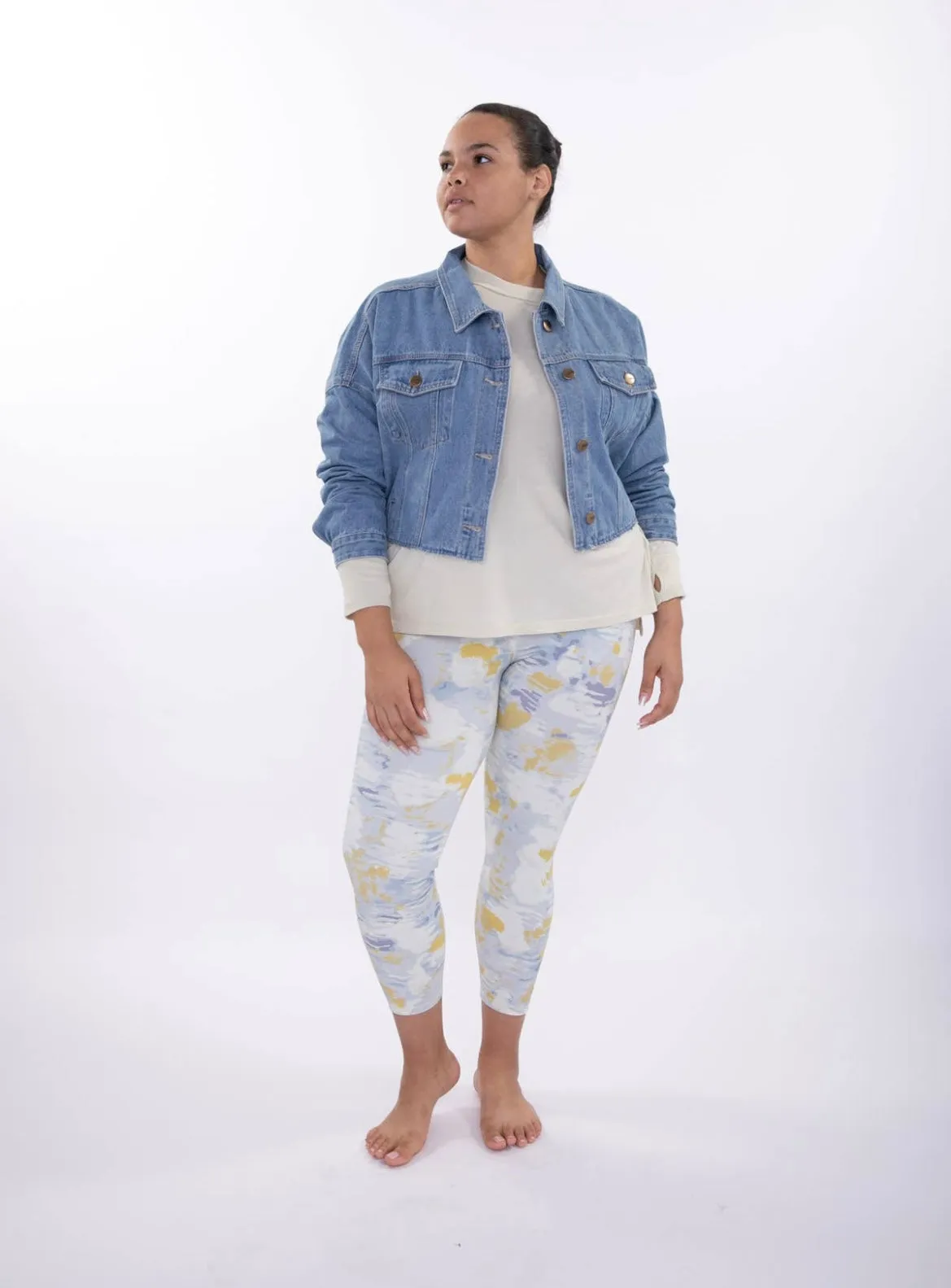 Gem Crop Denim Jacket