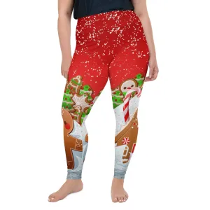 Gingerbread Man Plus Size Leggings