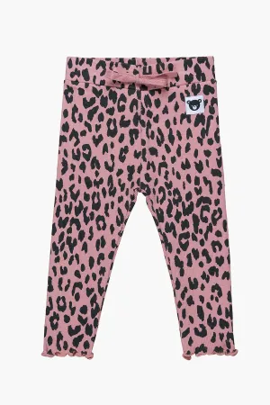 Girls Legging Huxbaby Leopard Rib