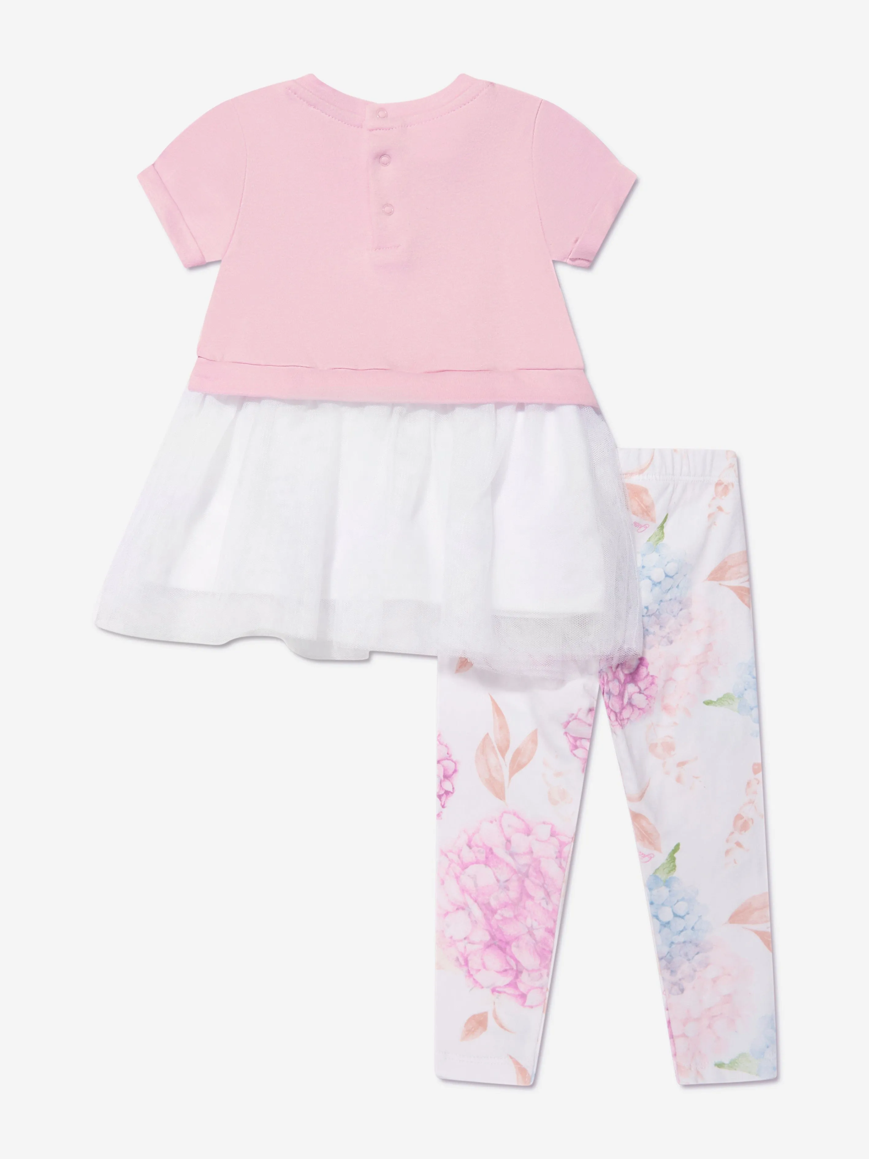 Guess Baby Girls T-Shirt And Leggings Set in Lilac