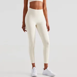 High-Rise Comfort Leggings - Ivory White