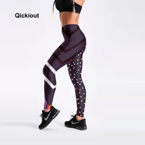 High Waist Fashion Striped Fitness Slim Athleisure Legging