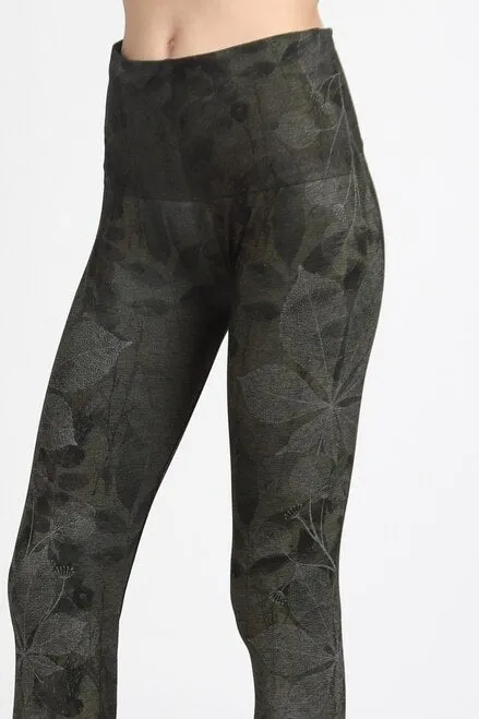 High Waist Full Length Legging w/Forest Print