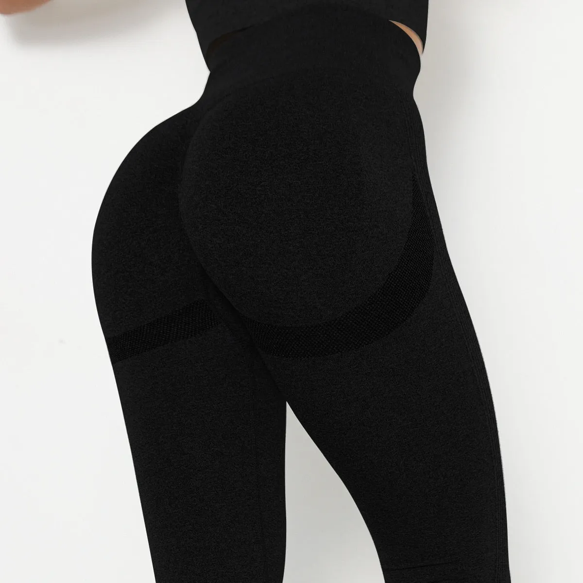 High Waist Seamless Women Fashion Pants Fitness Leggings Push Up Leggings Women Running Gym Pants Leggings Girl Black Leggins