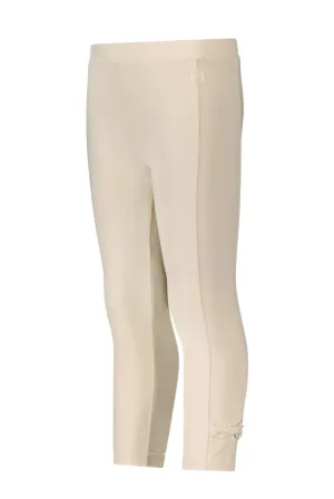 HILLA legging met strik Ivory