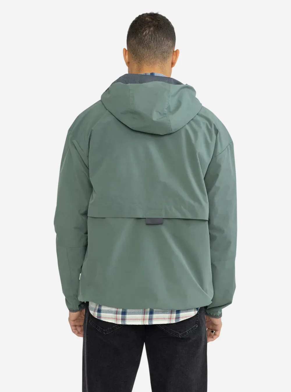 Hooded Track Jacket - Dust Green