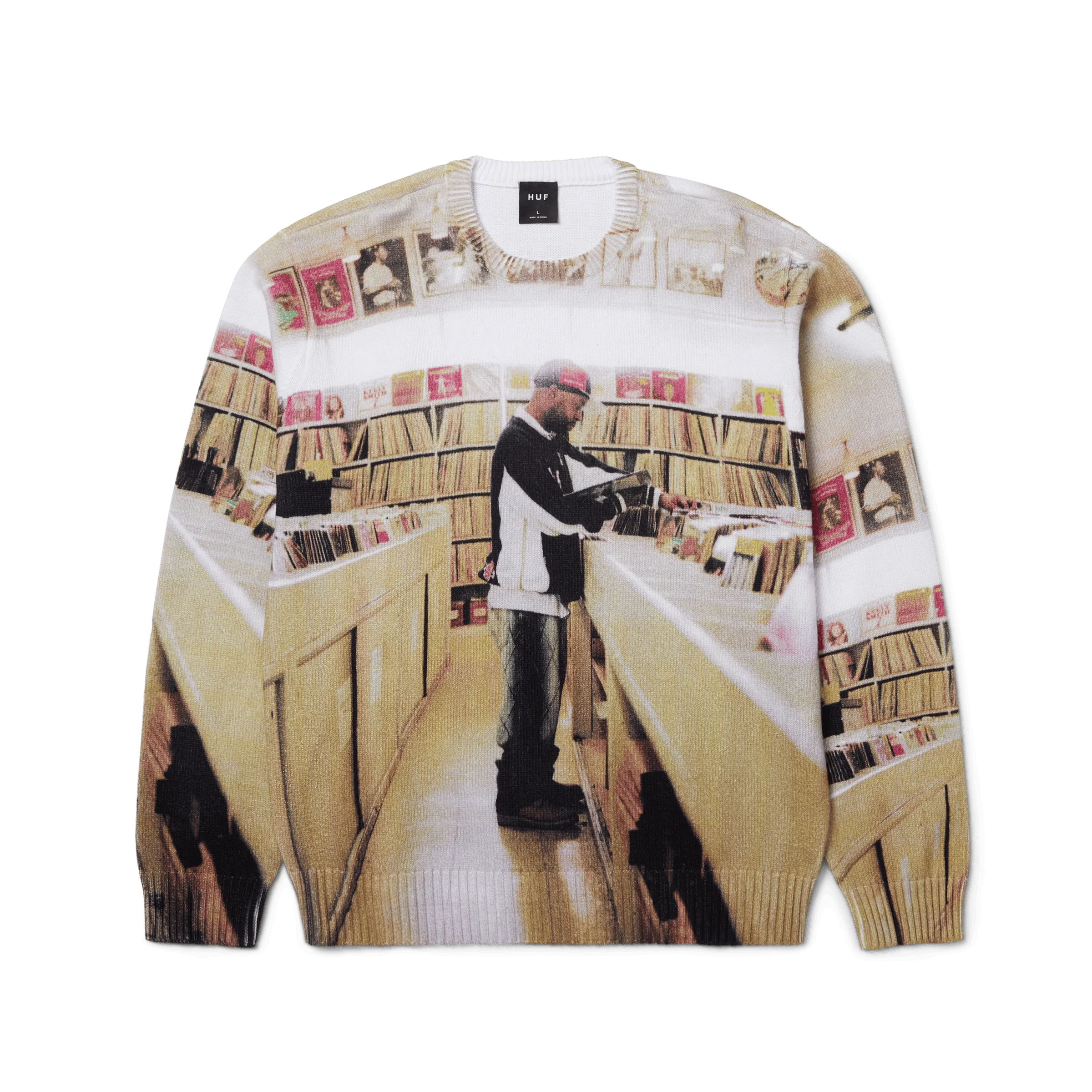 HUF x J Dilla Diggin Sweater