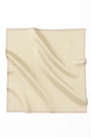 Ikat Voile Square - Humus