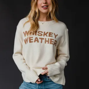 Ivory Whiskey Weather Sweater