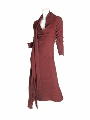 JEAN PAUL GAULTIER Knit Scarf Dress