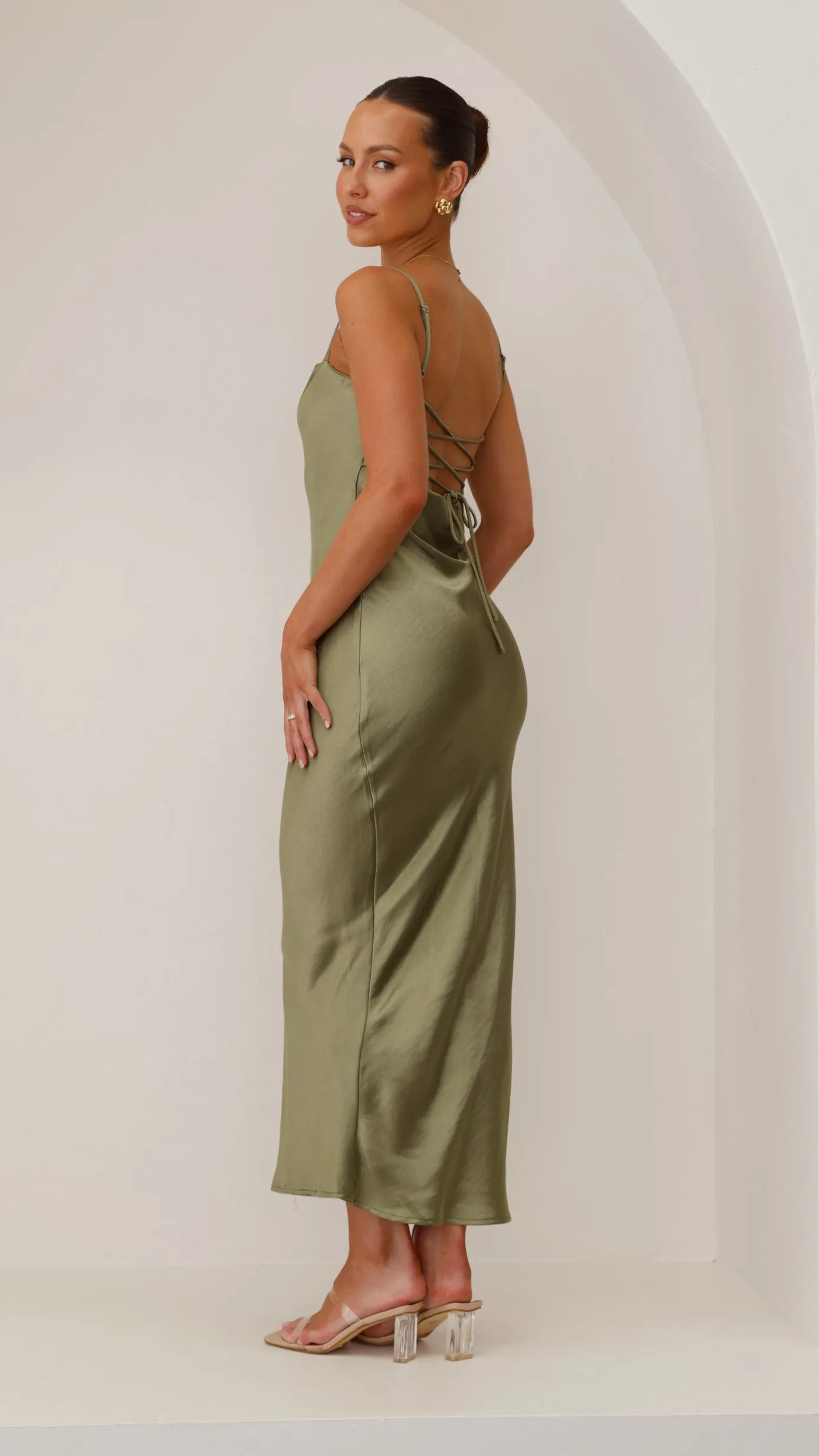 Keira Maxi Dress - Olive