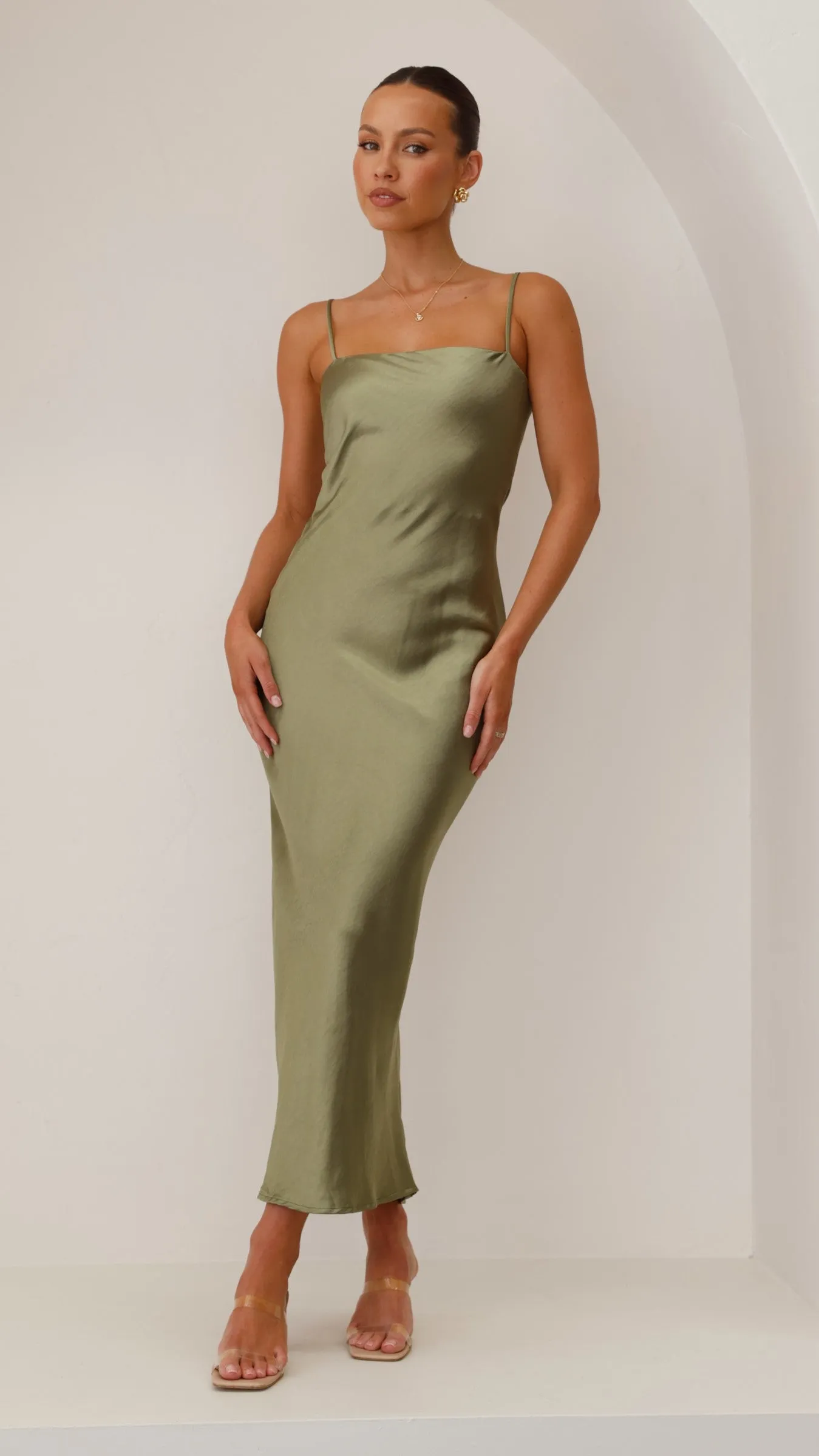 Keira Maxi Dress - Olive