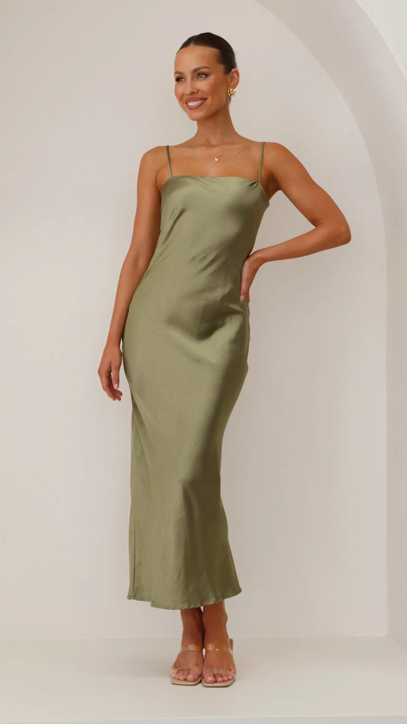 Keira Maxi Dress - Olive