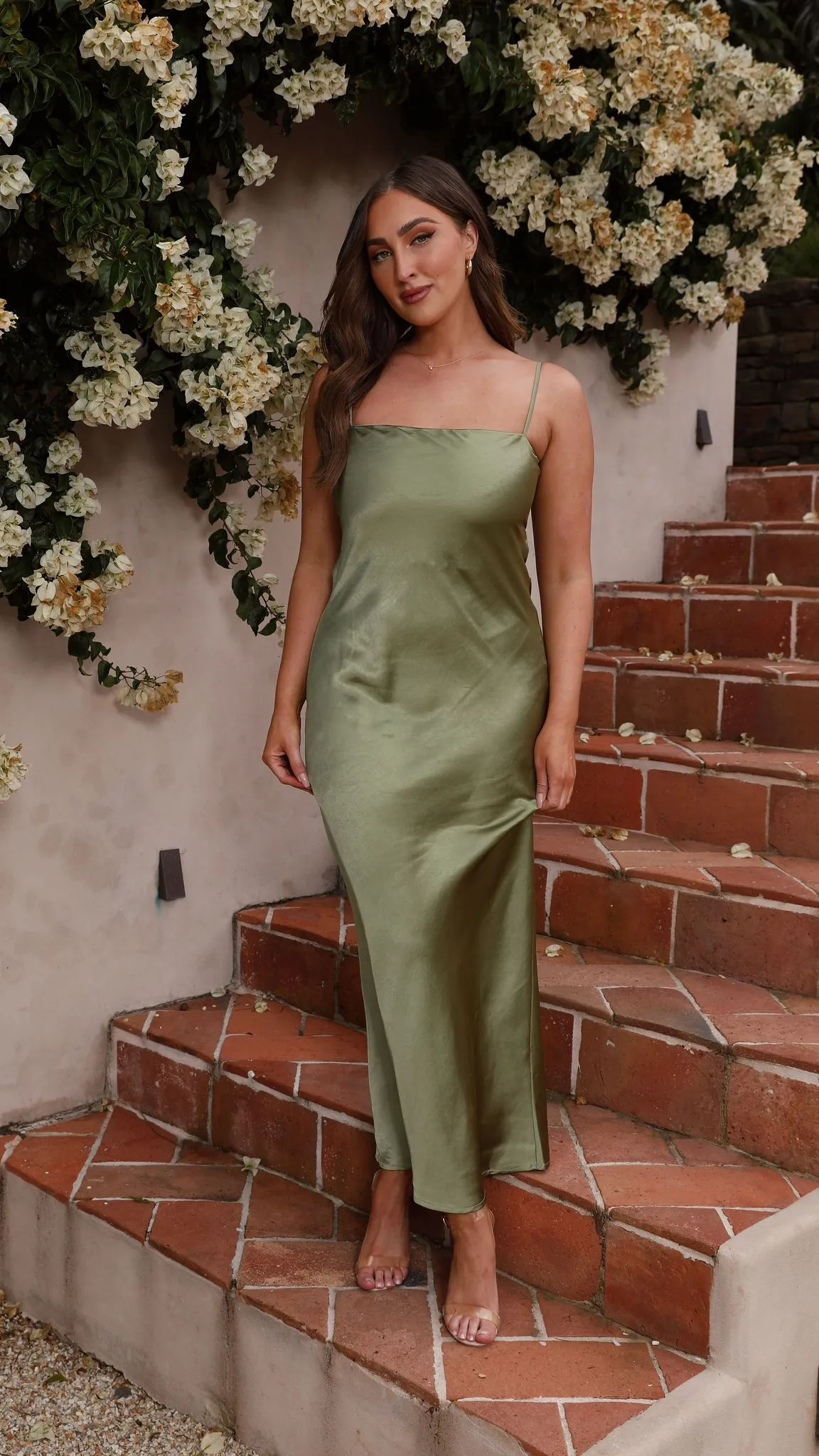 Keira Maxi Dress - Olive