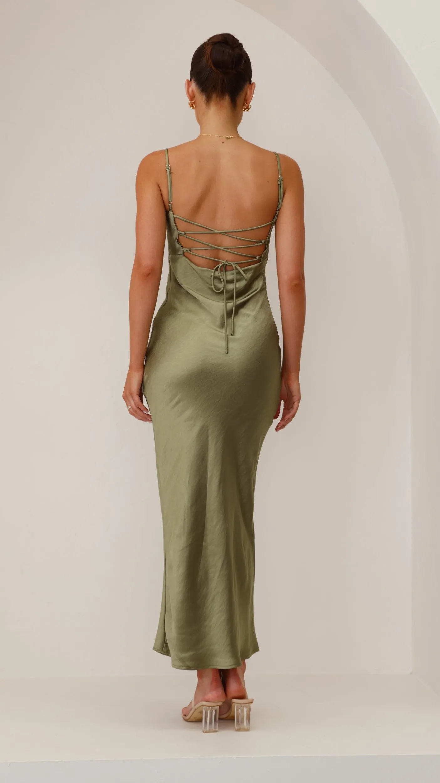 Keira Maxi Dress - Olive