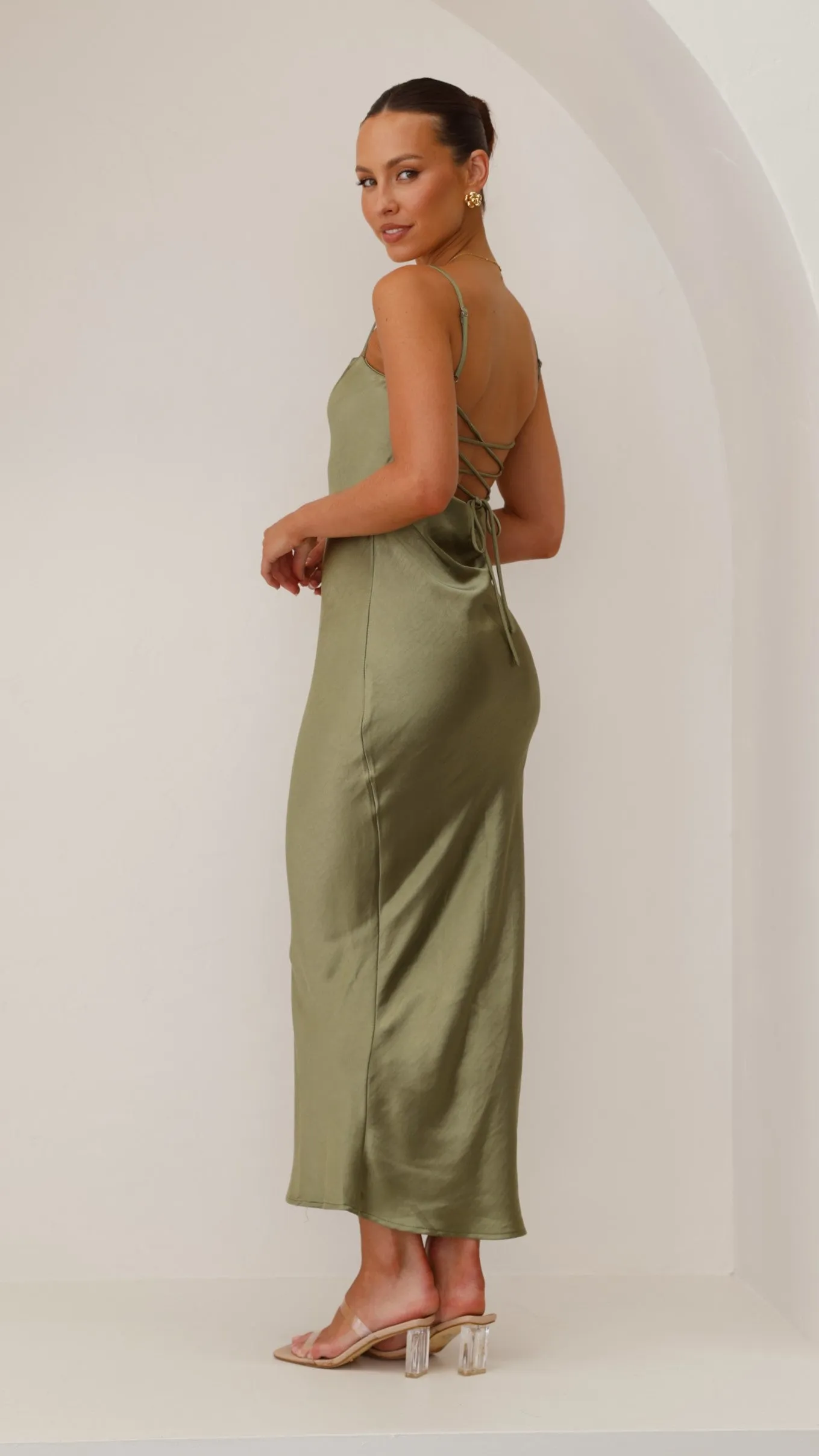 Keira Maxi Dress - Olive