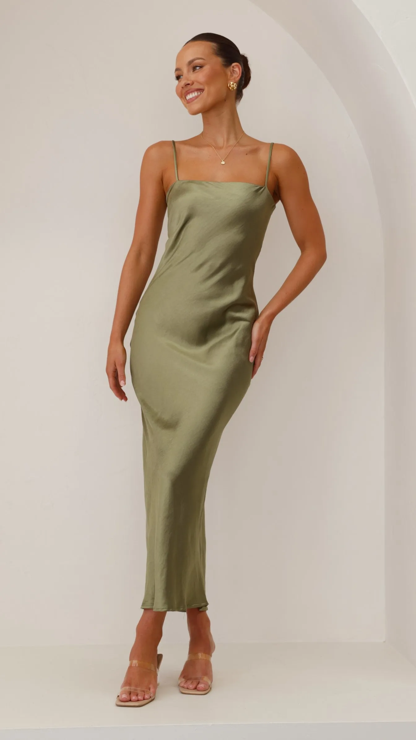 Keira Maxi Dress - Olive