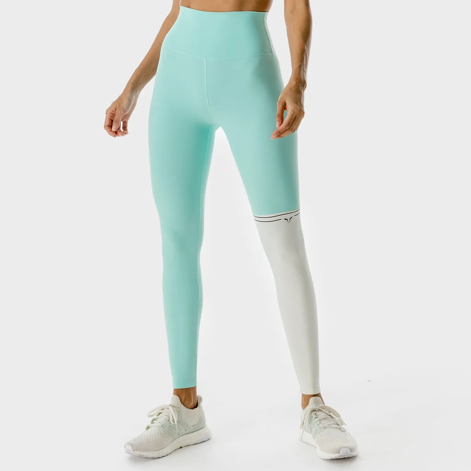 LAB360° Colour Block Leggings - Pastel Turquoise