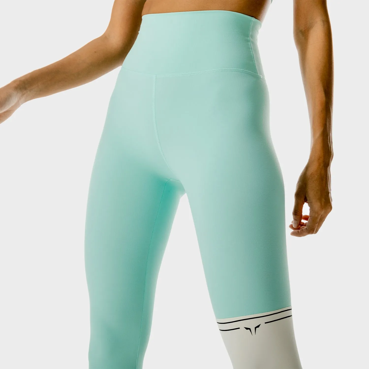 LAB360° Colour Block Leggings - Pastel Turquoise