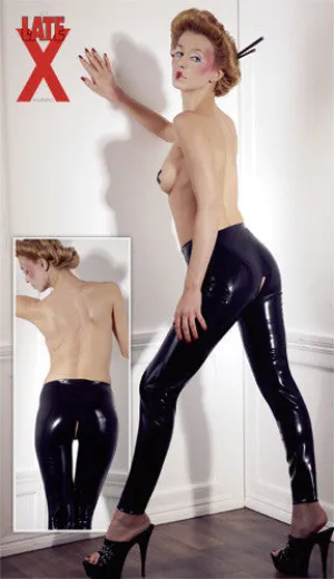 Latex Leggings ouvert S