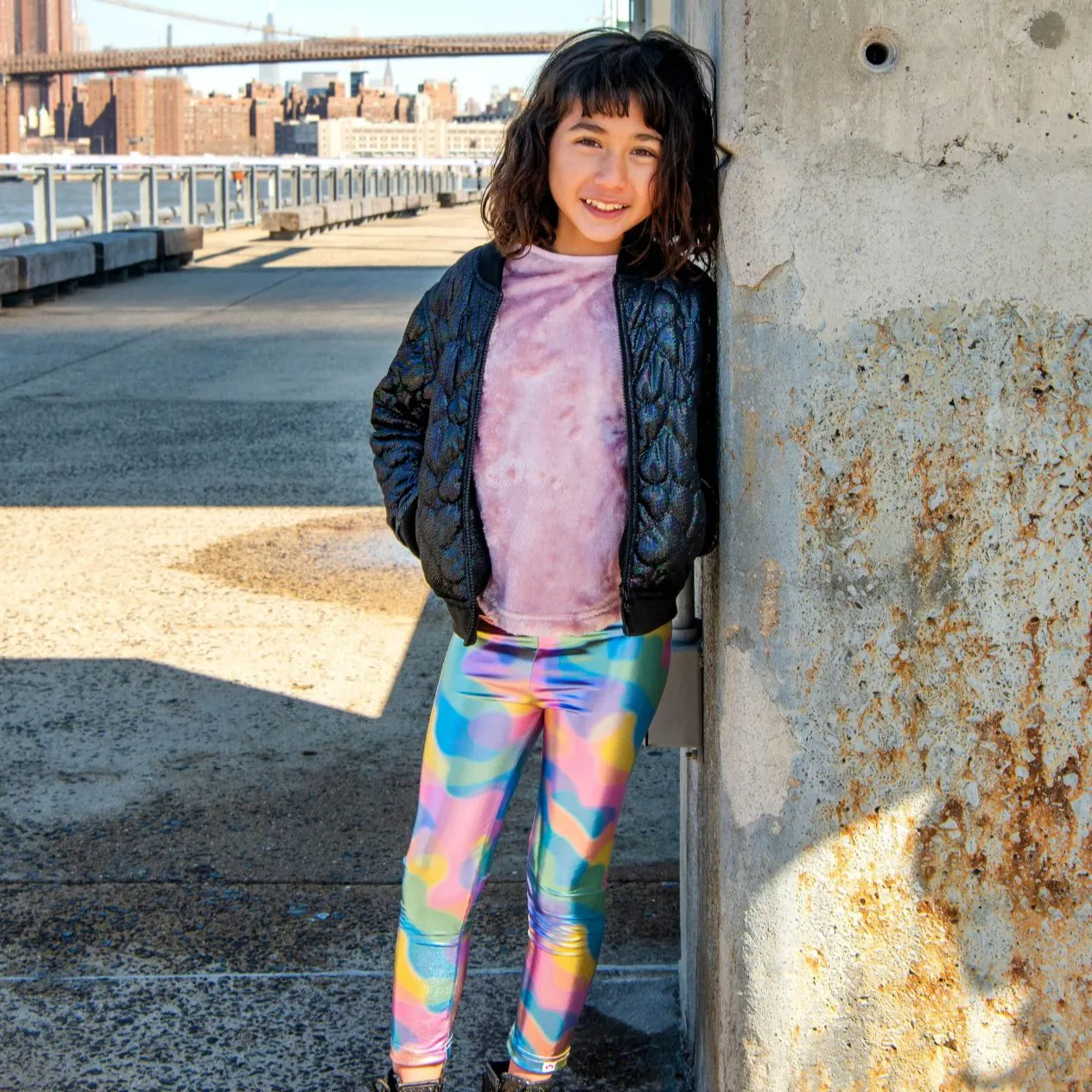 Leggings | Metallic Multi