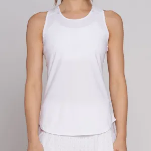 L'Etoile Performance Racerback Tank - White