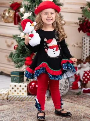 Let's Make A Snowman Tunic And Legging Set