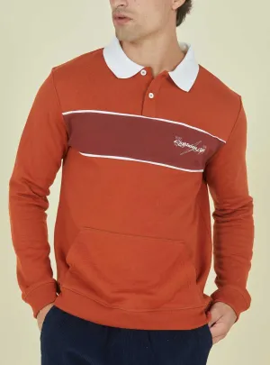 LONG SLEEVE POLO SWEATER