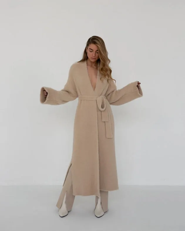 Longline Fluffy Cardigan Bella