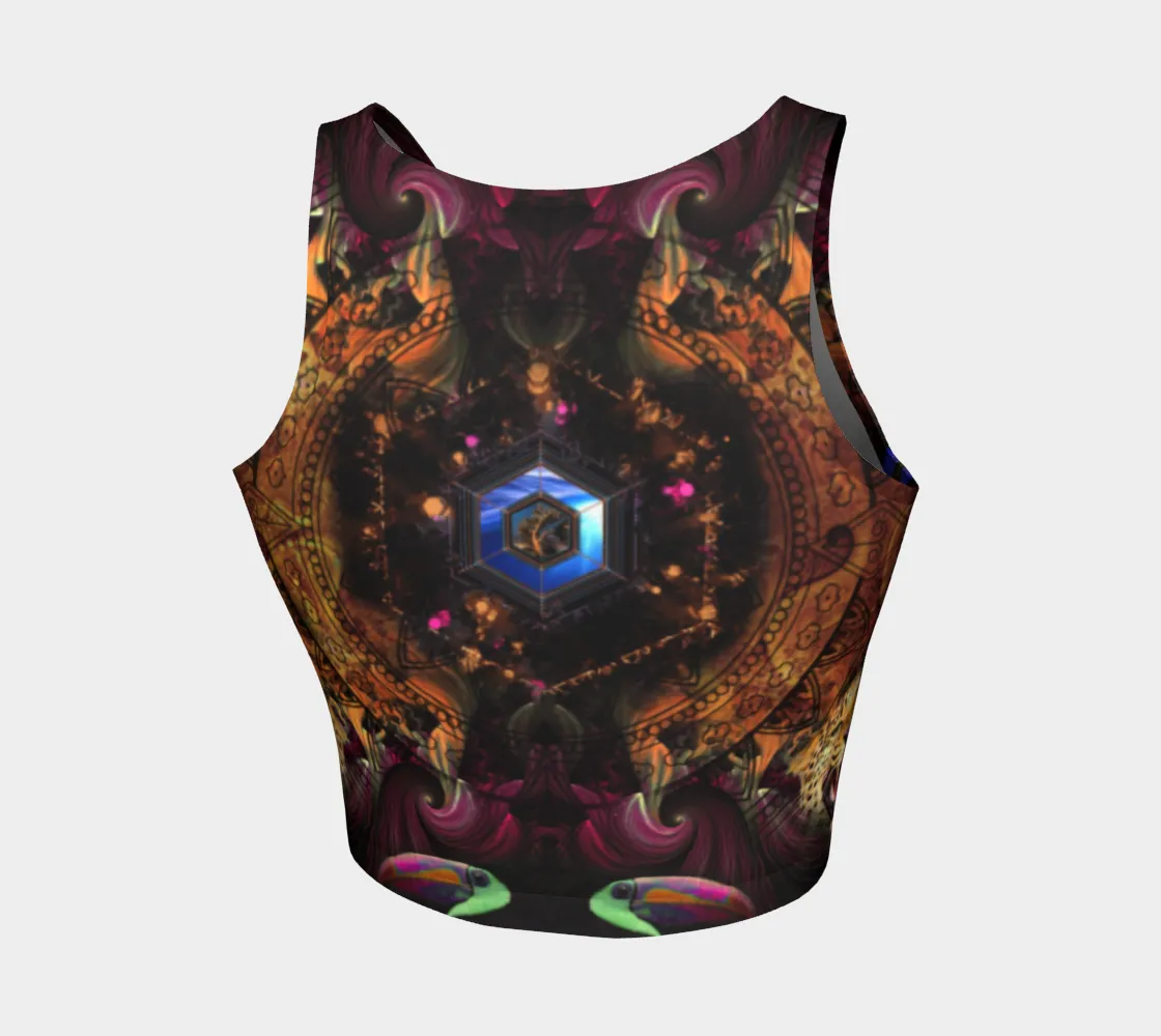 LucidDreams | Athletic Crop Top by Cosmic Shiva