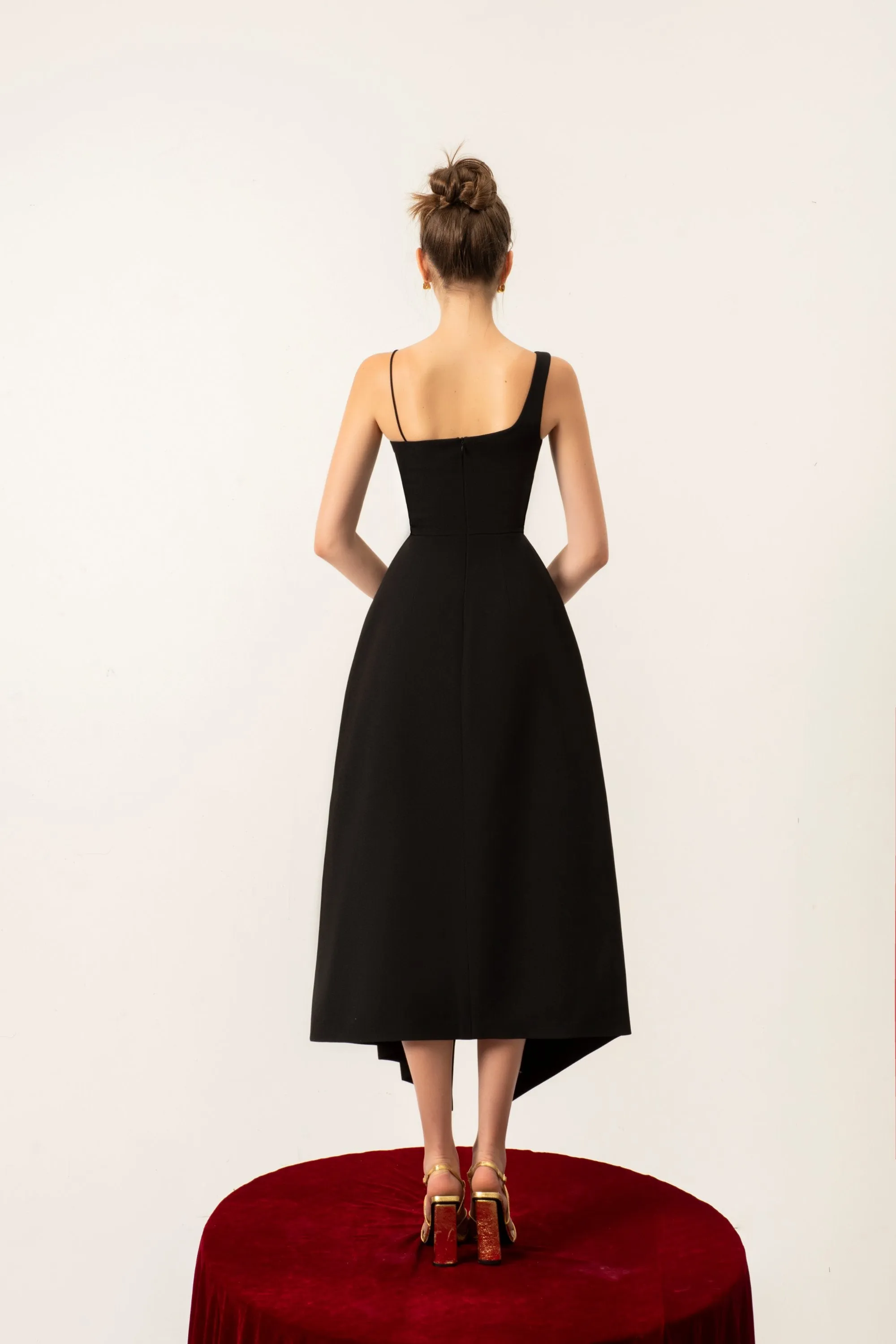 Lucy Cape Midi Dress