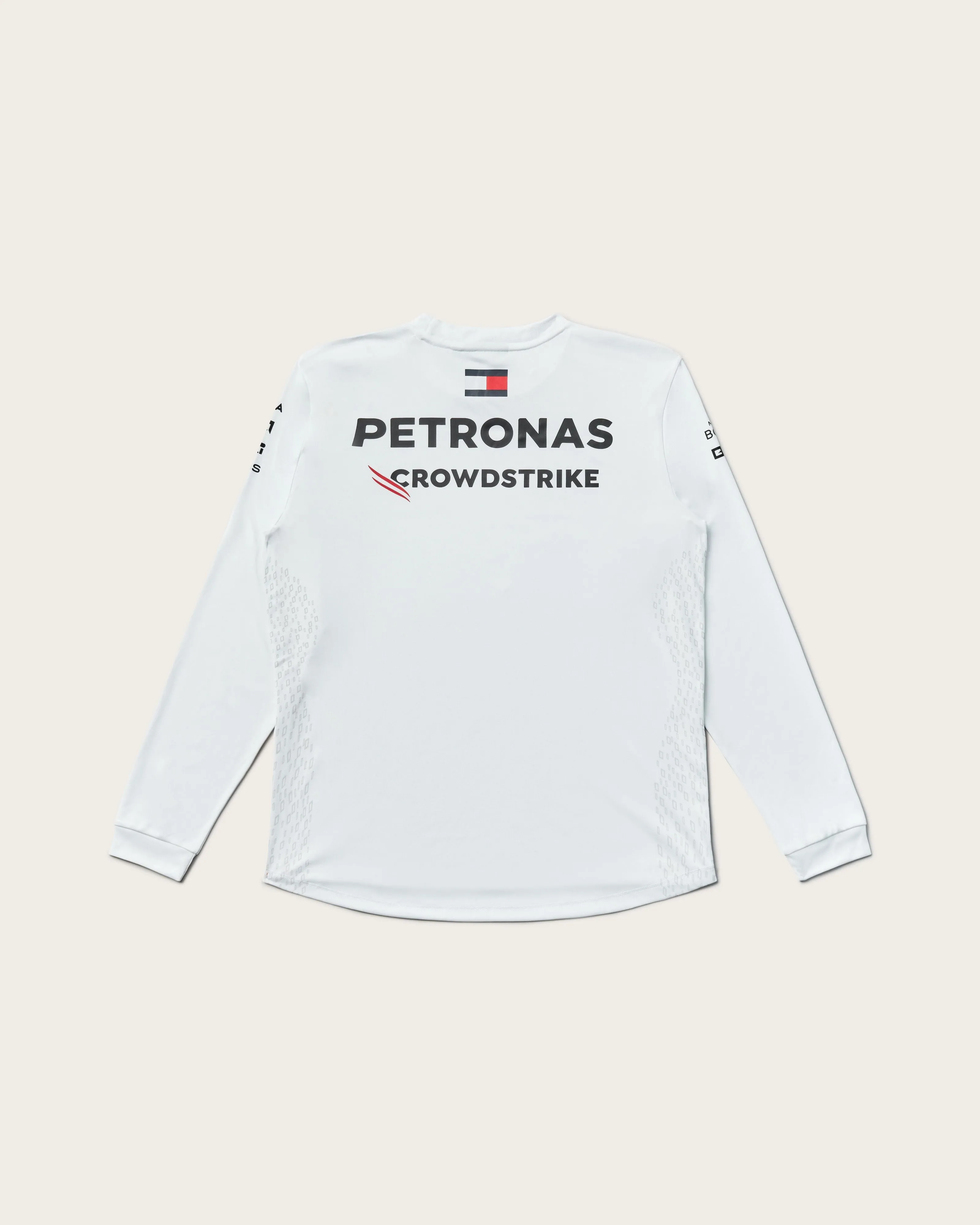 Mens 2023 Team Longsleeve Driver Tee White