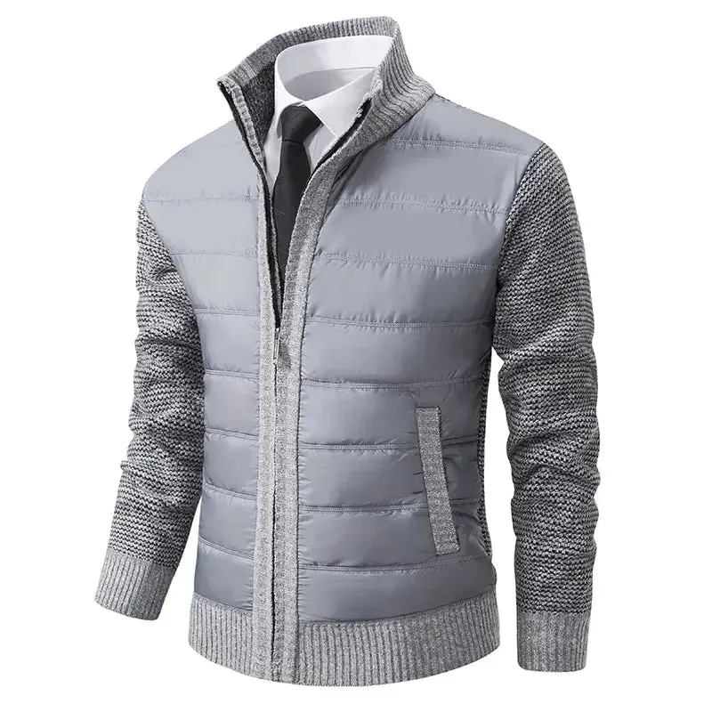 Men's Elegant Zippered Cardigan for Ultimate Comfort and Style