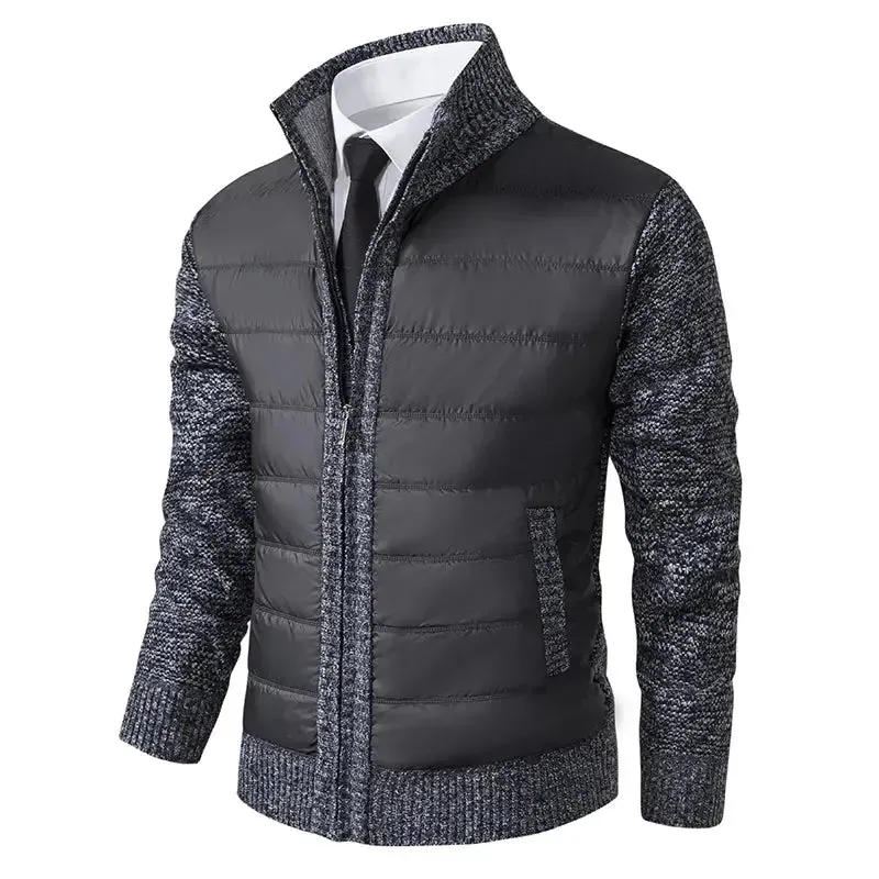 Men's Elegant Zippered Cardigan for Ultimate Comfort and Style