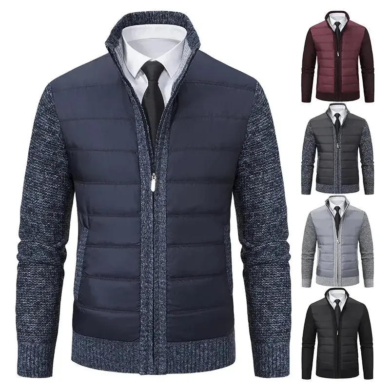 Men's Elegant Zippered Cardigan for Ultimate Comfort and Style