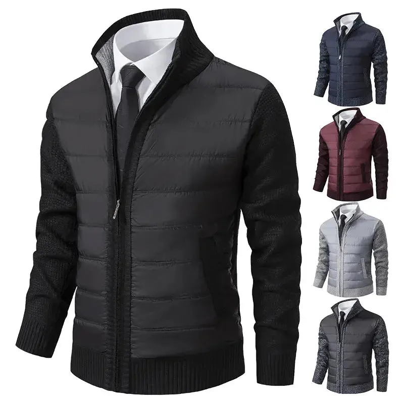 Men's Elegant Zippered Cardigan for Ultimate Comfort and Style