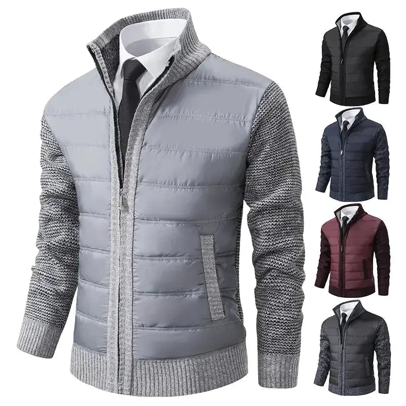 Men's Elegant Zippered Cardigan for Ultimate Comfort and Style