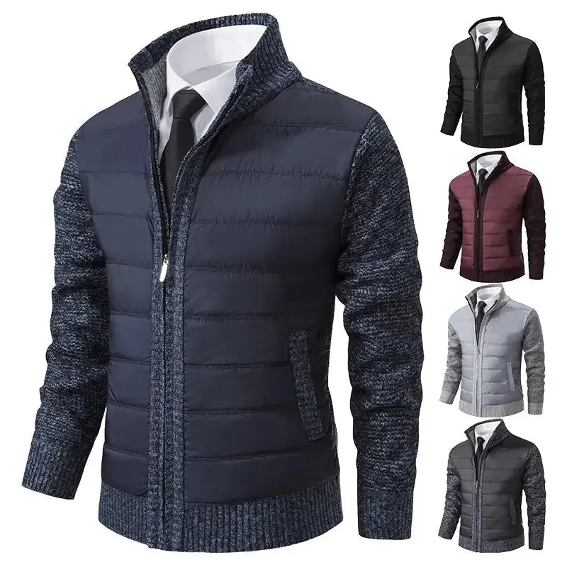 Men's Elegant Zippered Cardigan for Ultimate Comfort and Style