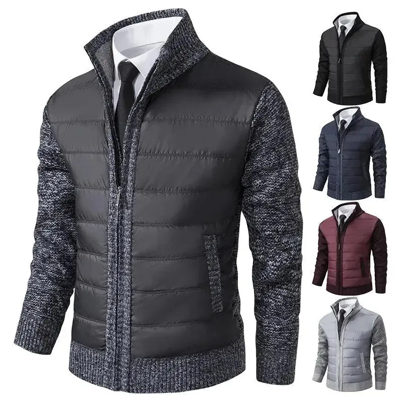 Men's Elegant Zippered Cardigan for Ultimate Comfort and Style