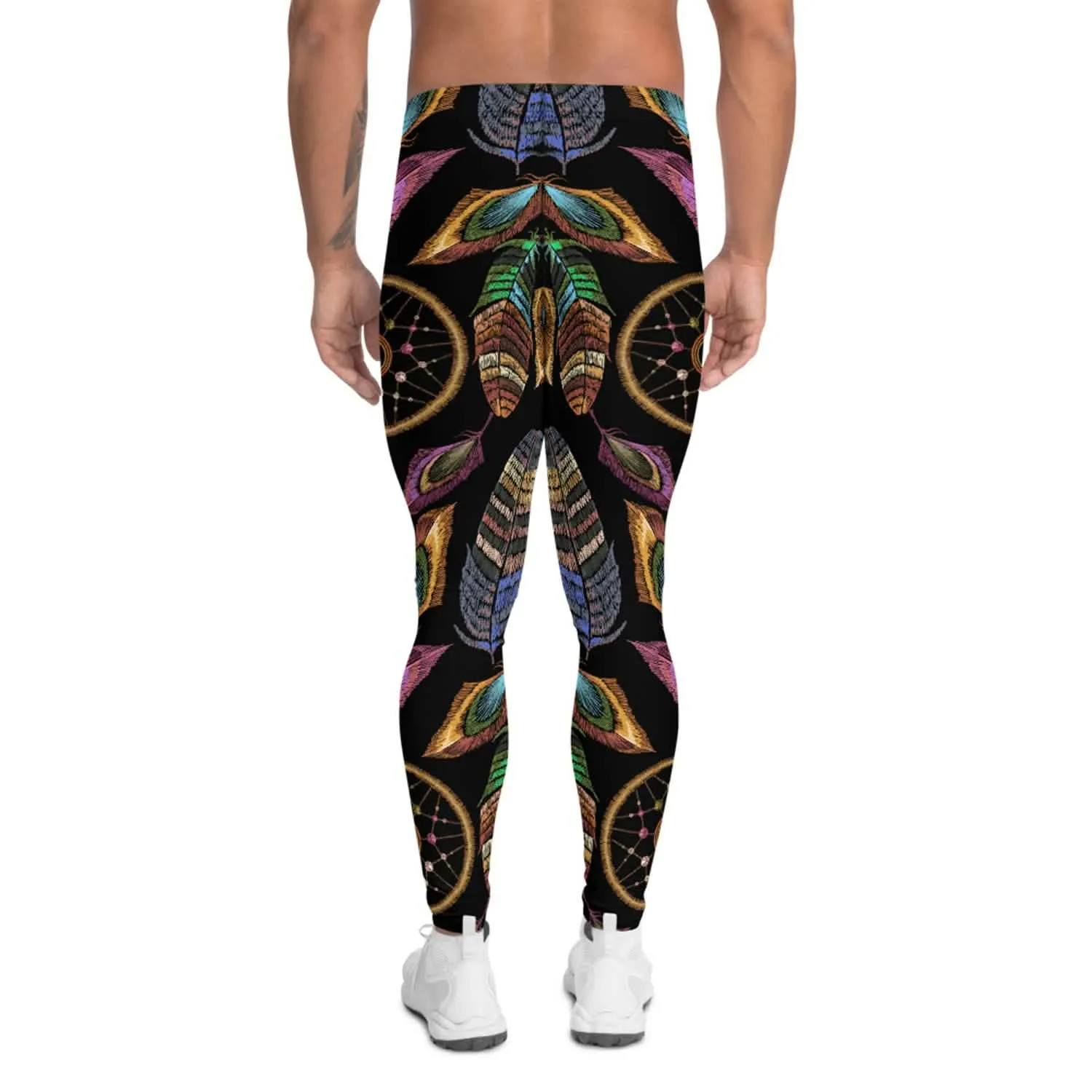 Men's High-Performance Dreamcatcher Workout Leggings