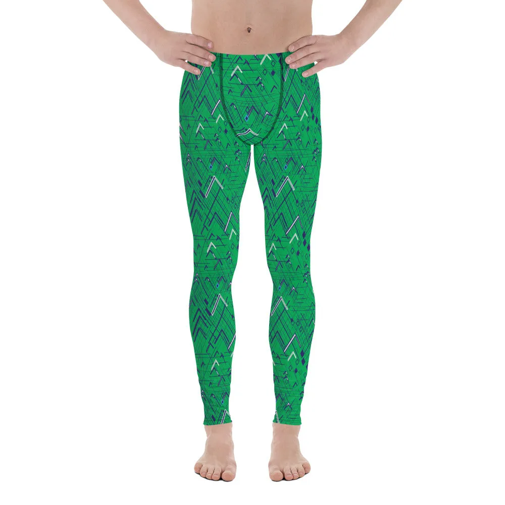 Men's Leggings Green Hashtag meggings