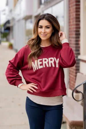 Merry Chenille Sweatshirt