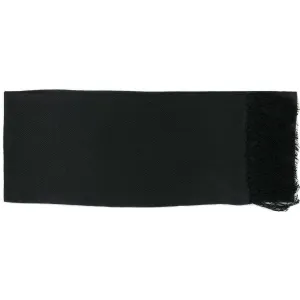 Michelsons of London Narrow Dress Silk Scarf - Black