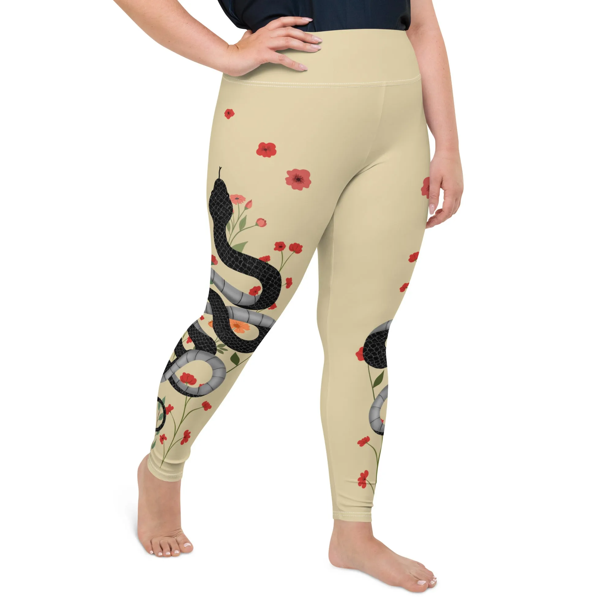 Midnight Serpent Plus Size Leggings