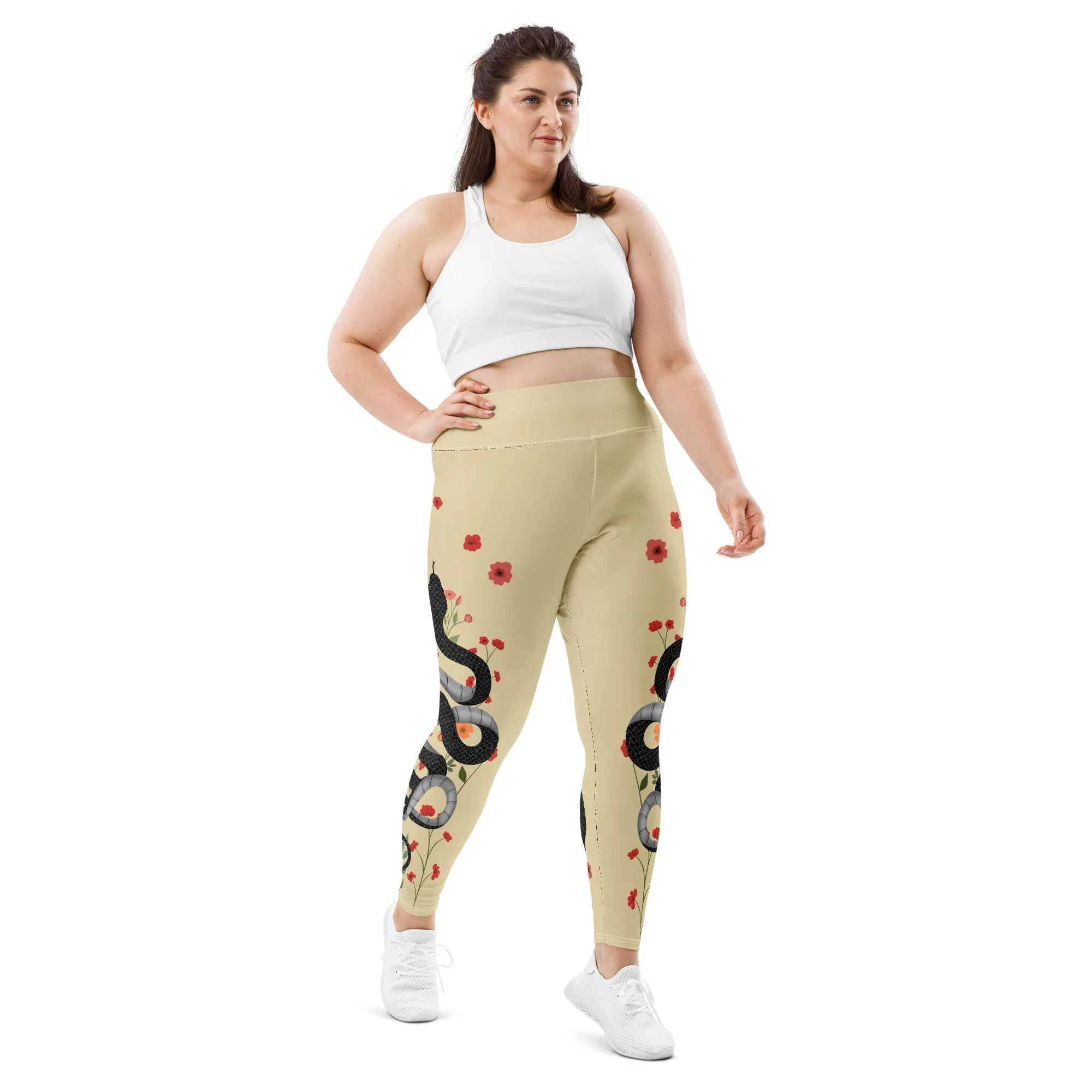 Midnight Serpent Plus Size Leggings