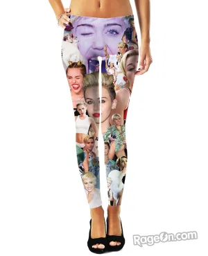 Miley Cyrus Paparazzi Leggings