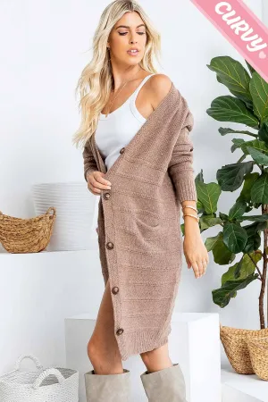 Mocha Sweater Cardigan