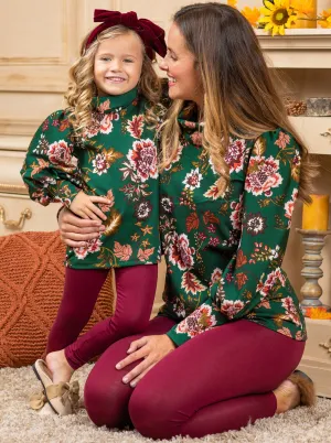 Mommy and Me Floral Chic Legging Set