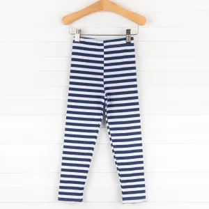 Navy Stripe Leggings