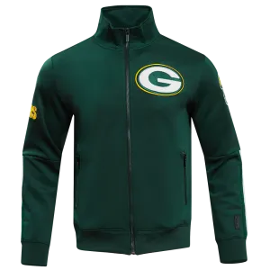 NFL GREEN BAY PACKERS CLASSIC MEN'S DK TRACK JACKET (FOREST GREEN)